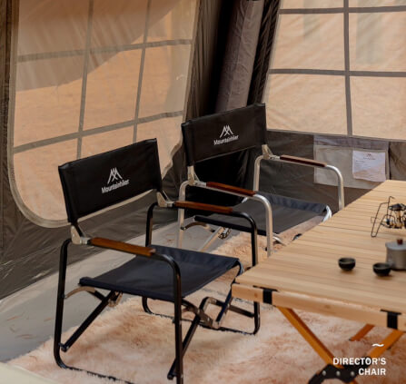 เก้าอี้สนาม MOUNTAINHIKER รุ่น VASILY 55*49*70ซม. สีดำ :_3